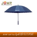 High Quality big straight golf fan umbrella with fans shaft